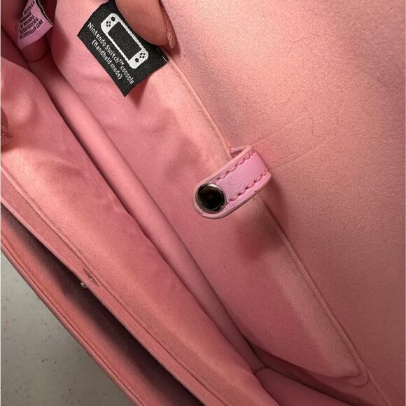 Crossbody Cat Meow Sling Bag Nintendo Switch Animal Crossing Case Purse w/Pins - Picture 4 of 14